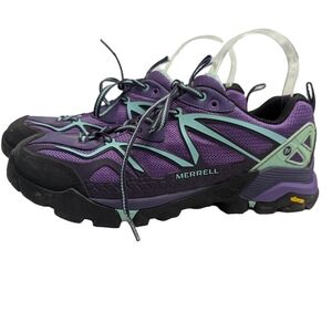 Merrell Women Capra Sport Hiking Athletic Shoe Royal Lilac Purple Size 10